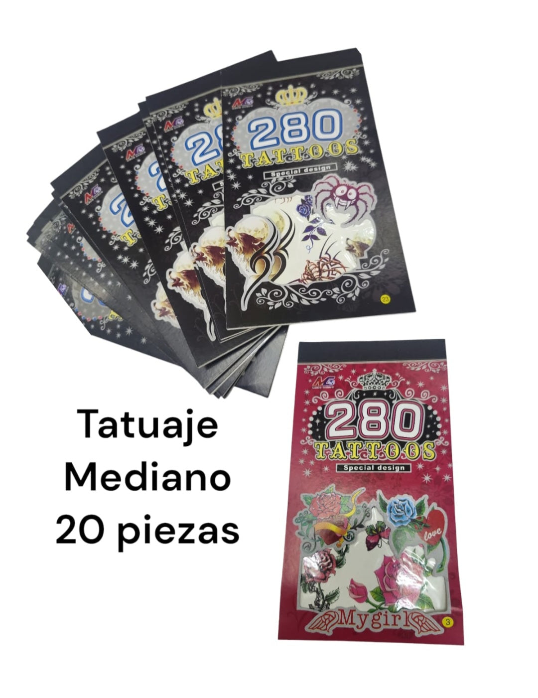 Tatuaje Mediano Con 20