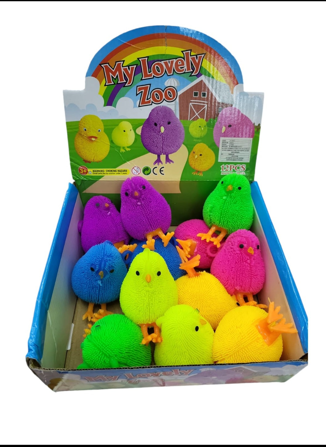 Pollo De Luz Colores C/12 H-3061