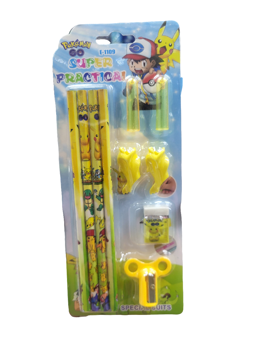 Kid 4 Lapiz Y Gomas E-1109