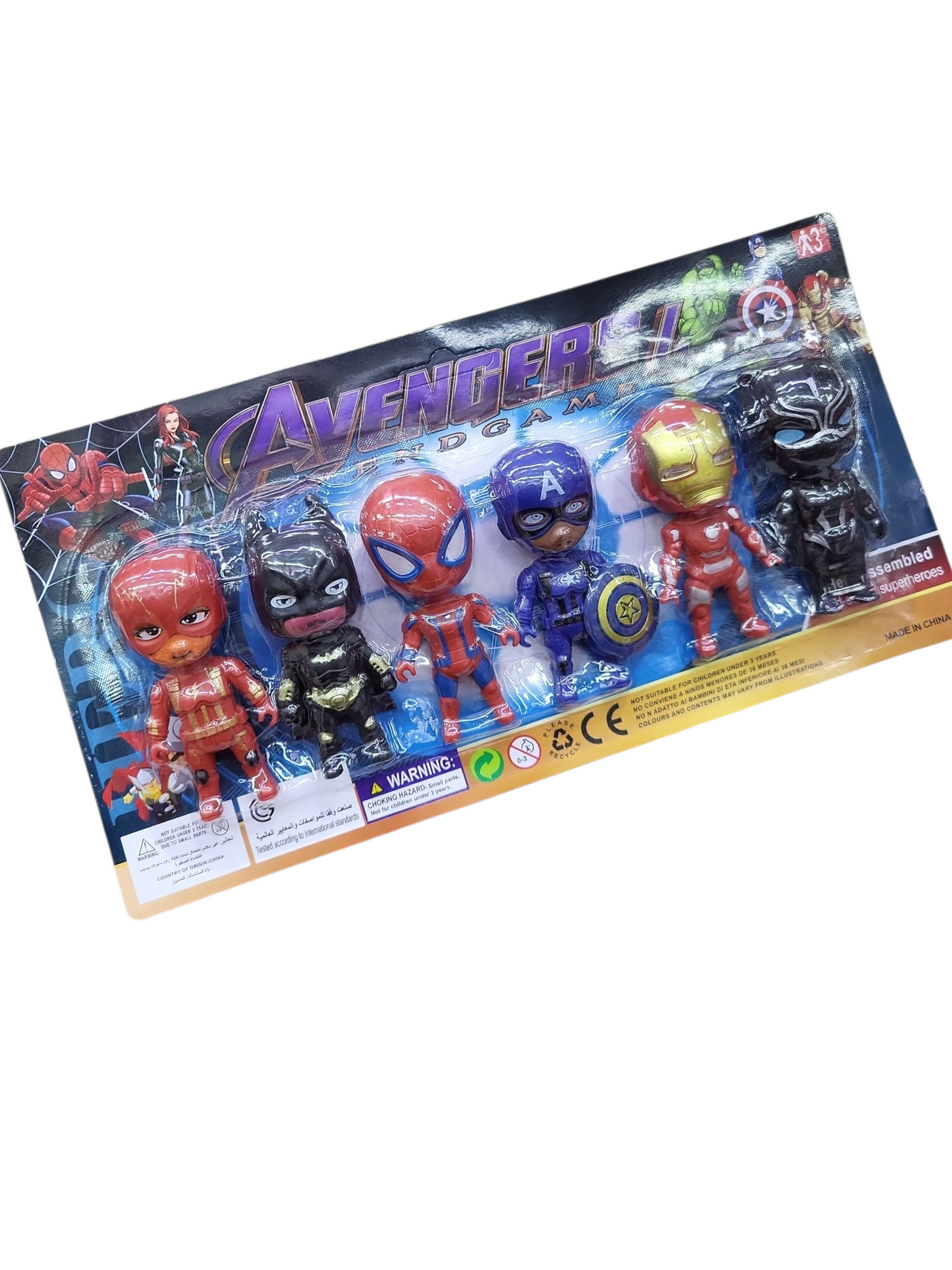 Muñeco heroes con 6 blister TG-3586-11