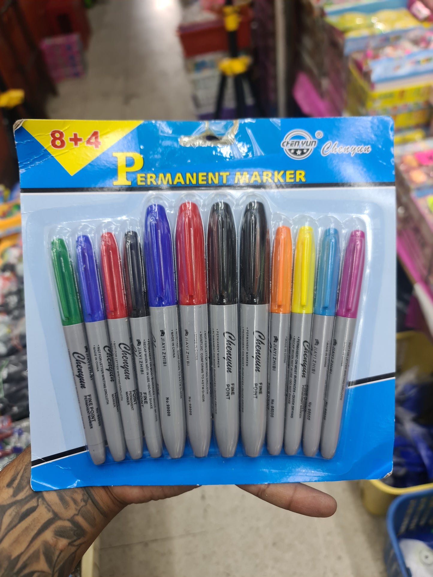 Indeleble blister Colores Wj-662