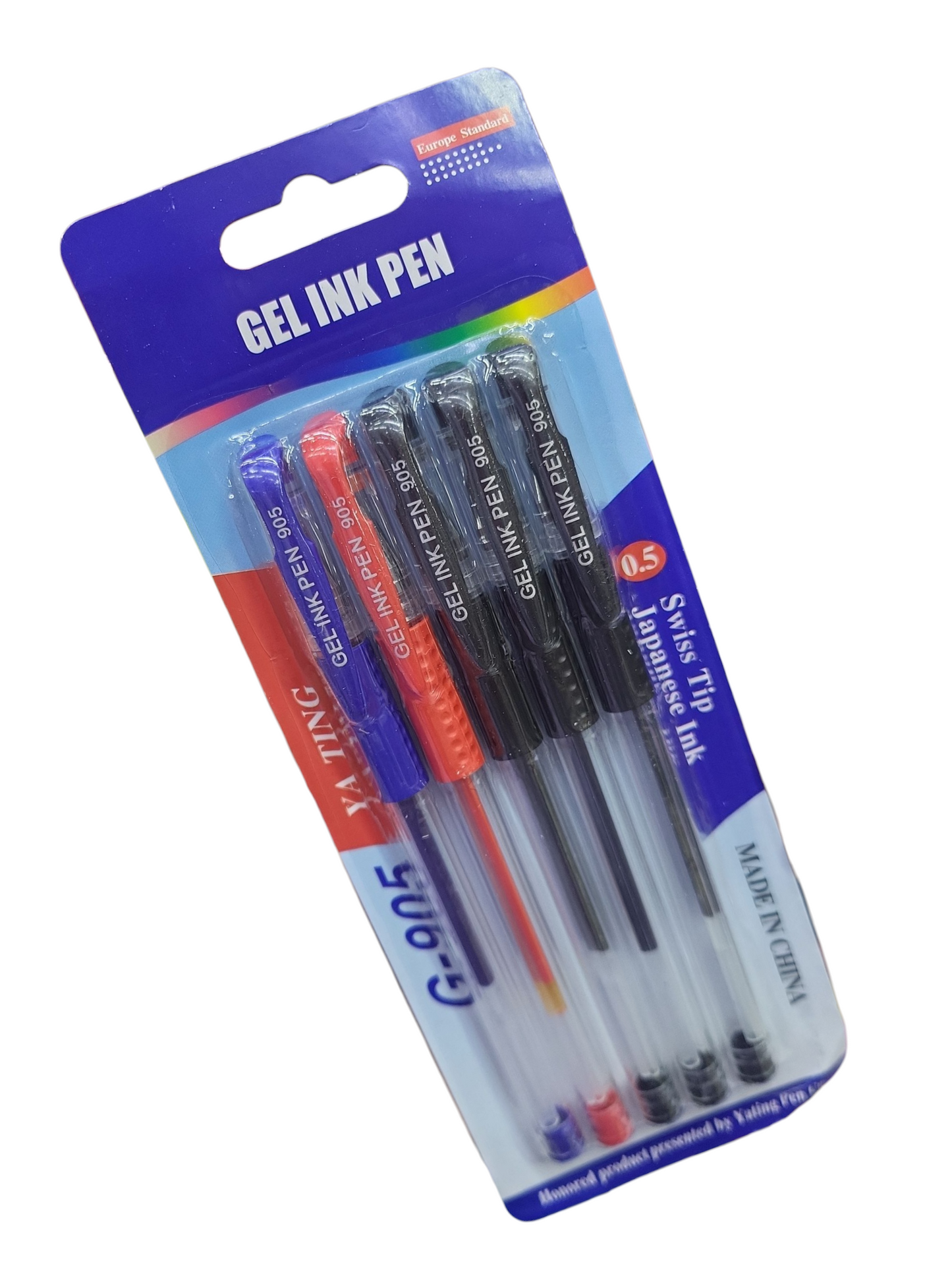 Pluma gel con 5 ua-2021b-3