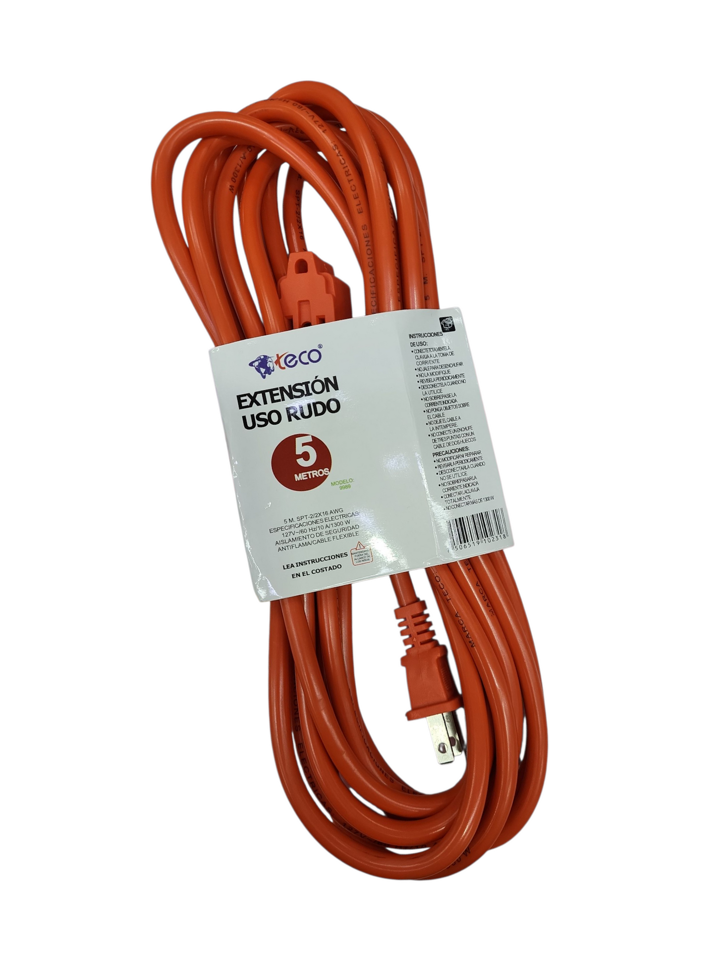 Extencion naranja 5mts