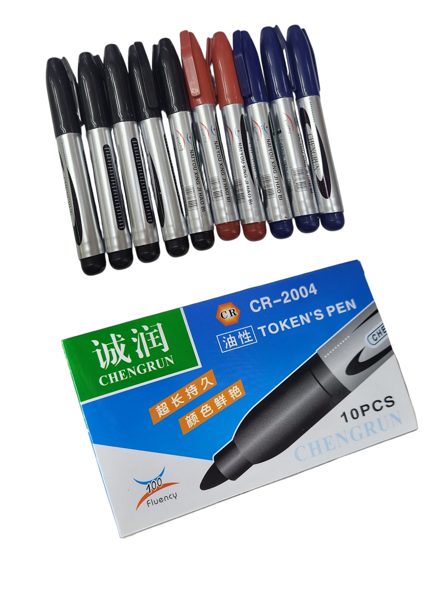 Marcador permanente con 10 ua-3001-4