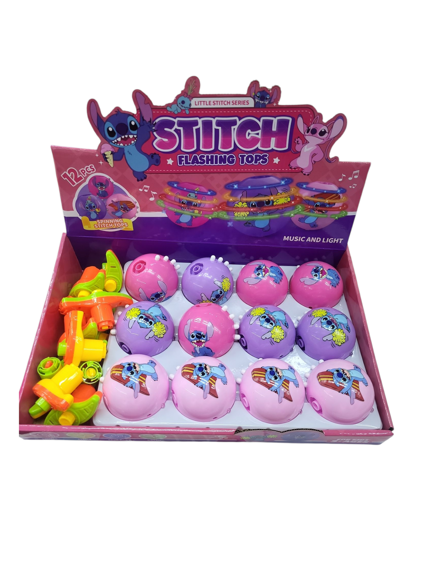 trompo luz y sonido personaje con 12