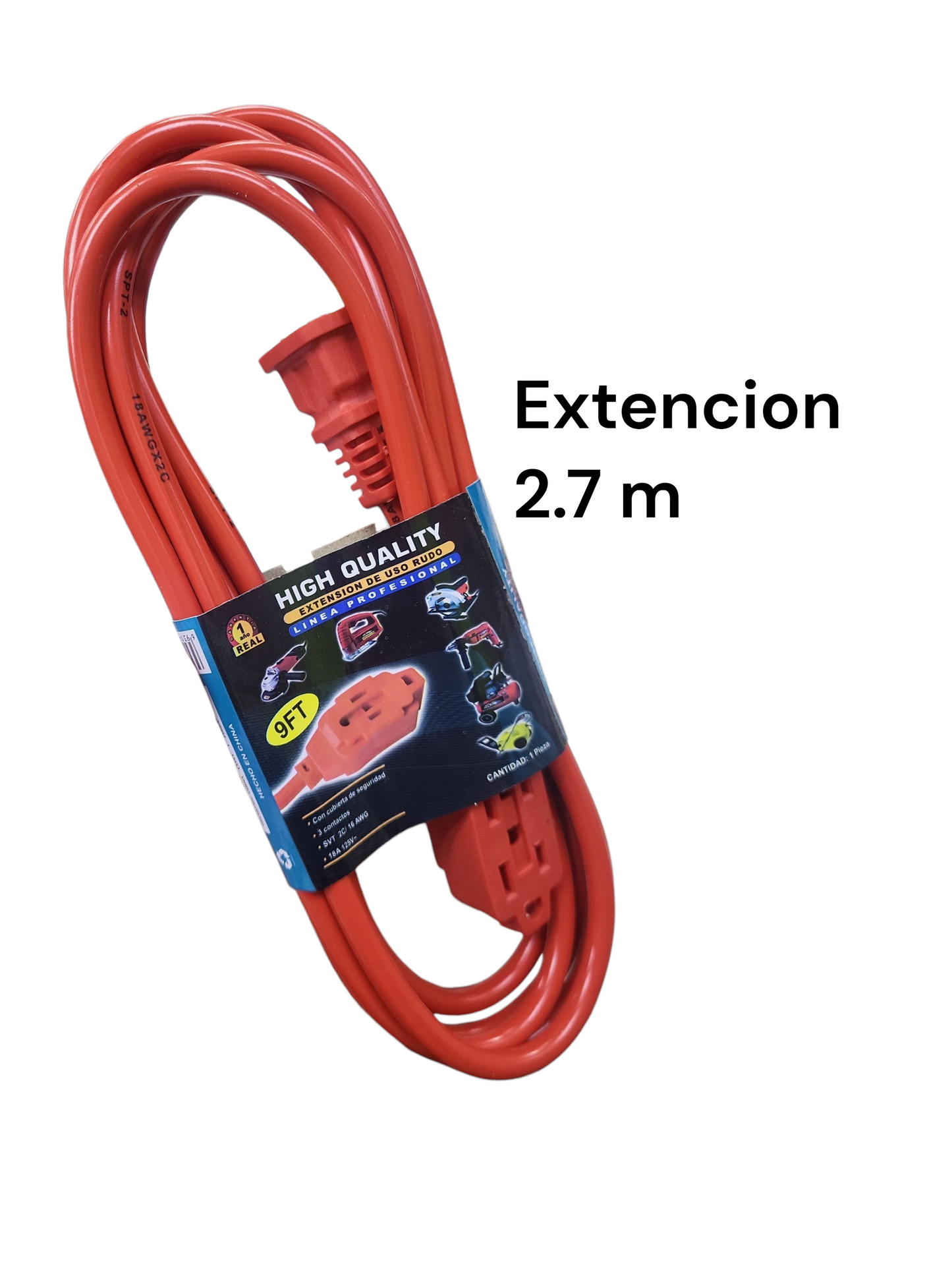 extencion naranja 2.7 mts