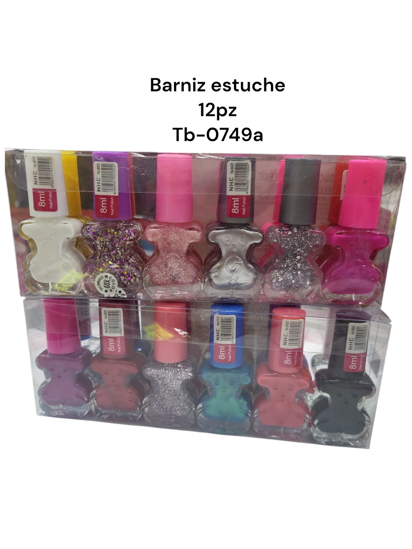 Barniz estuche con 12 pz tb-0749a