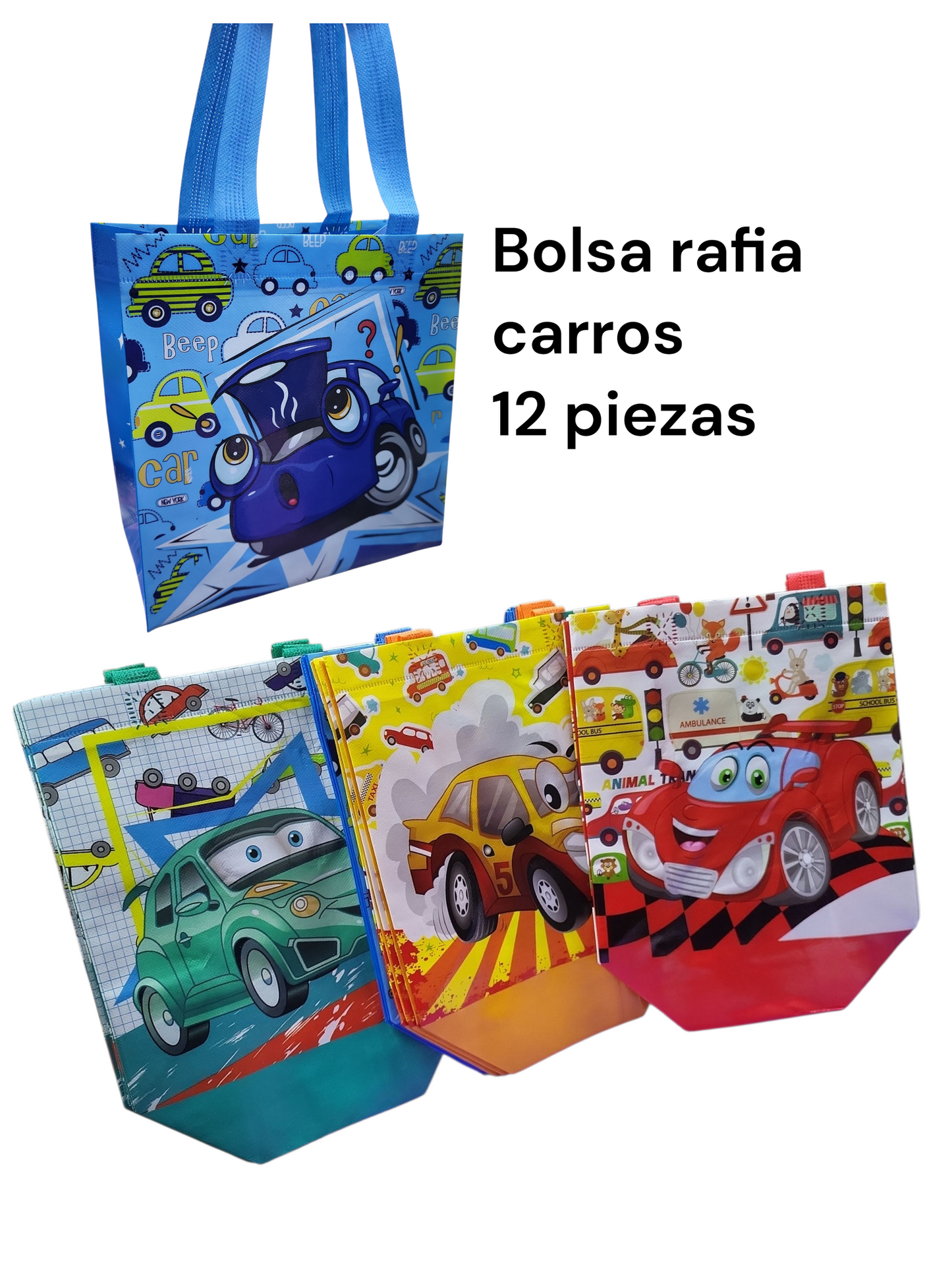 Bolsa Rafia Carros Te-2502f-2