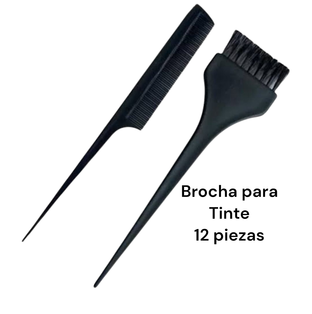 Brocha para tinte con 12