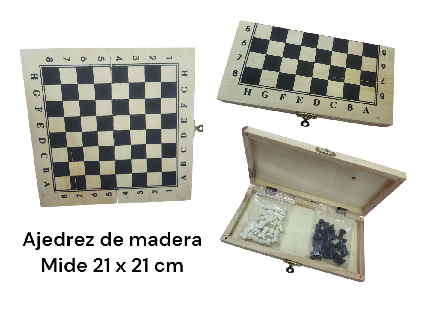ajedrez de madera wj-9