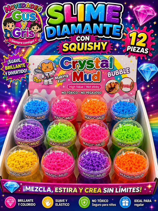 Slime esfera con gusanitos con 12 tg-142-76