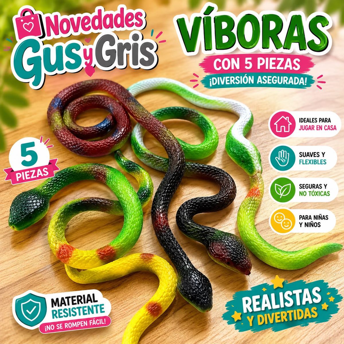 Vibora Chica Con 5