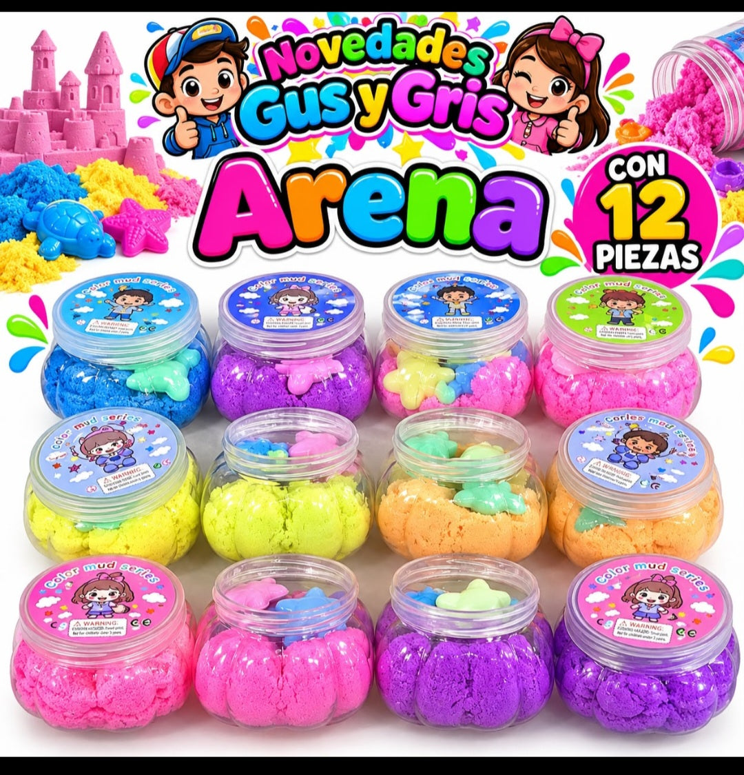 Arena Calavaza Con 12pz