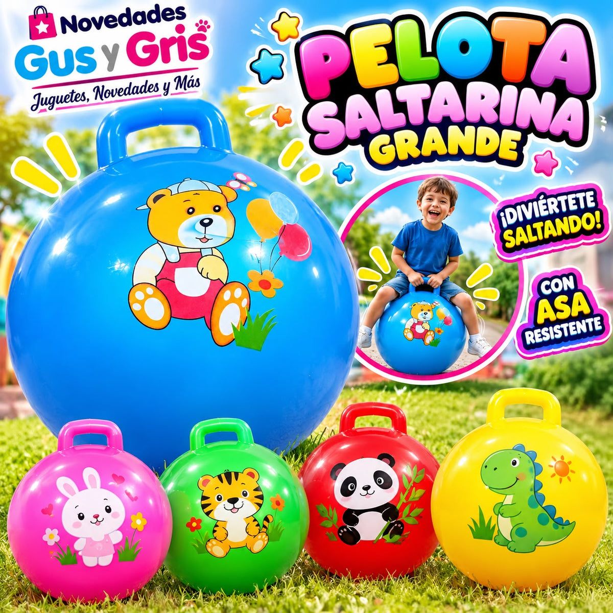pelota saltarina grande