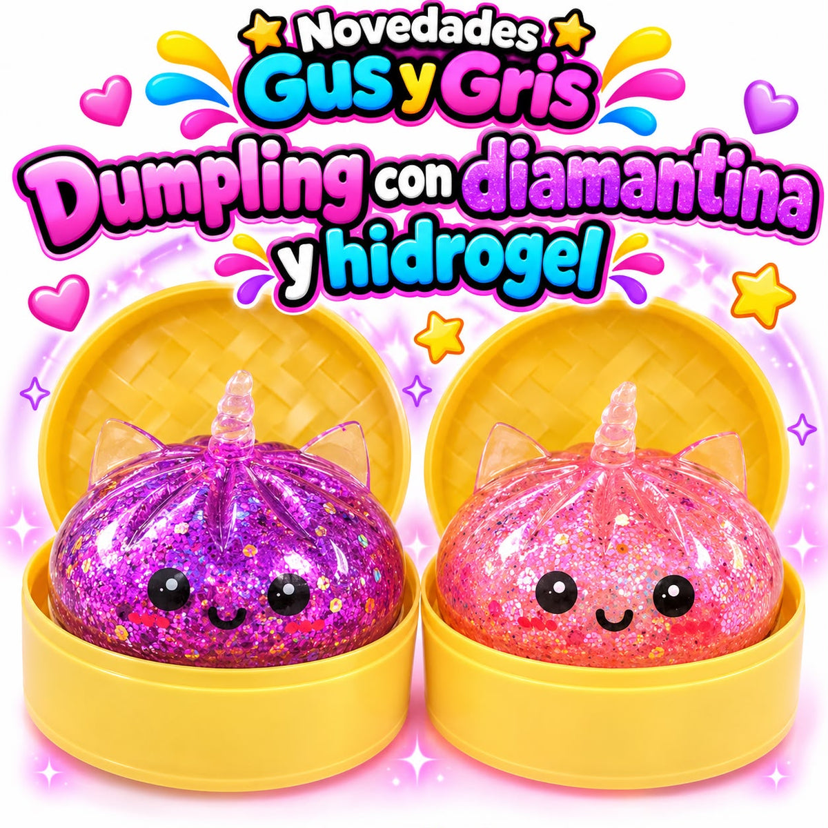 dumpling diamantina con hidrogel