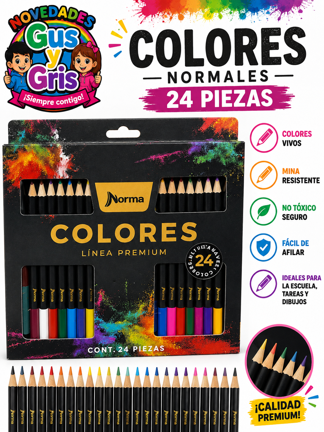 Colores norma con 24