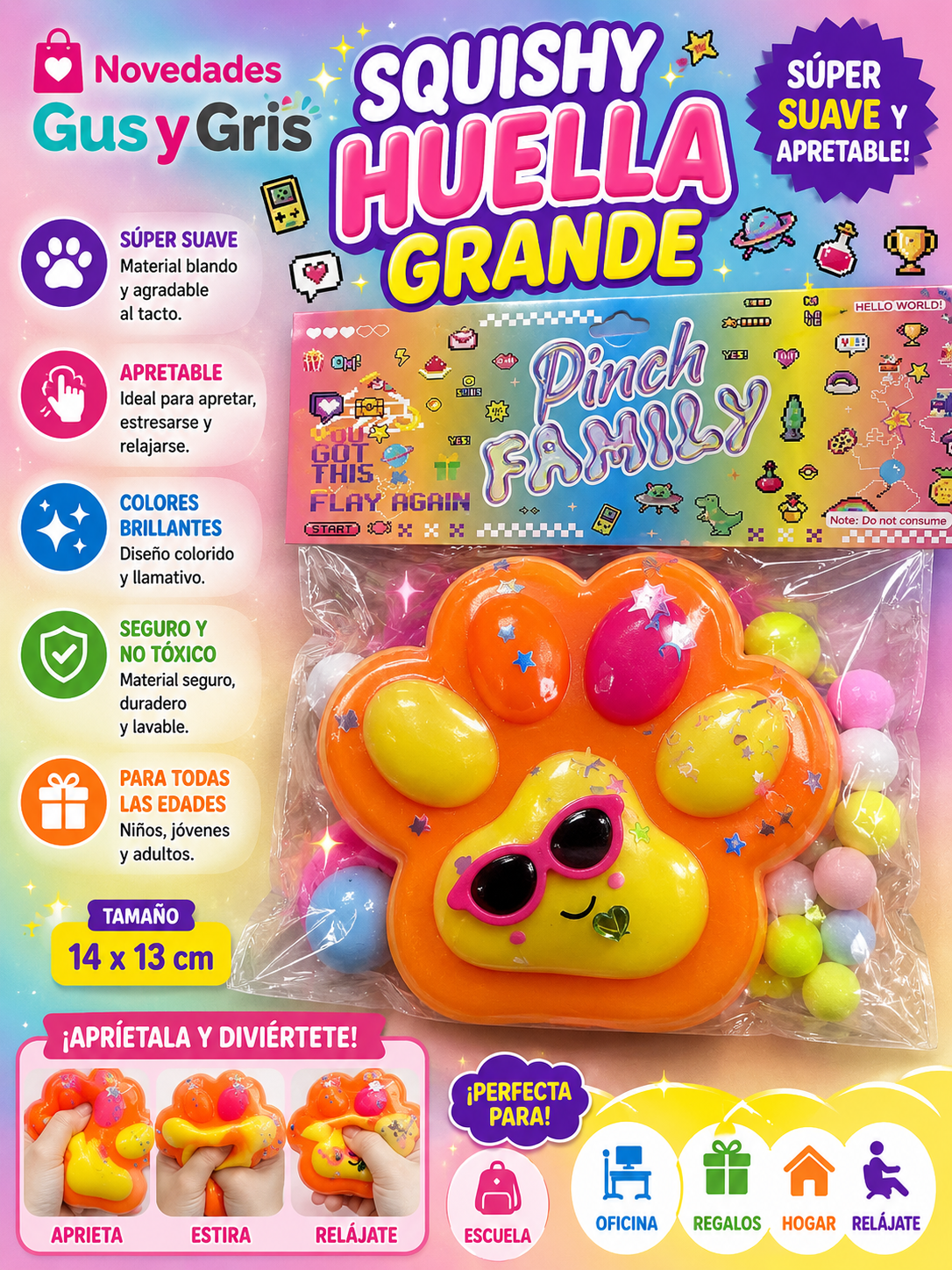 squisy huella grande