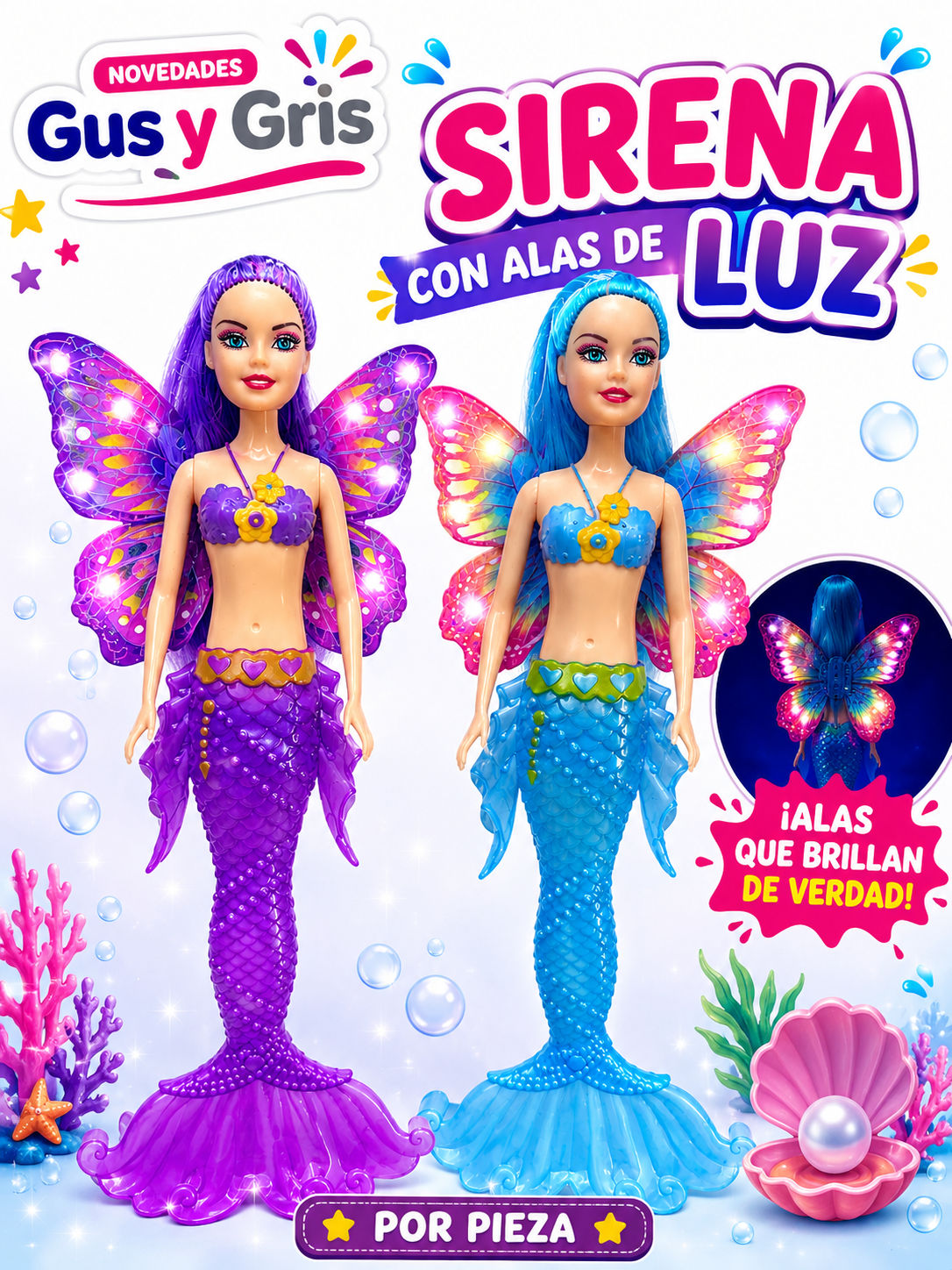 Sirena con alas