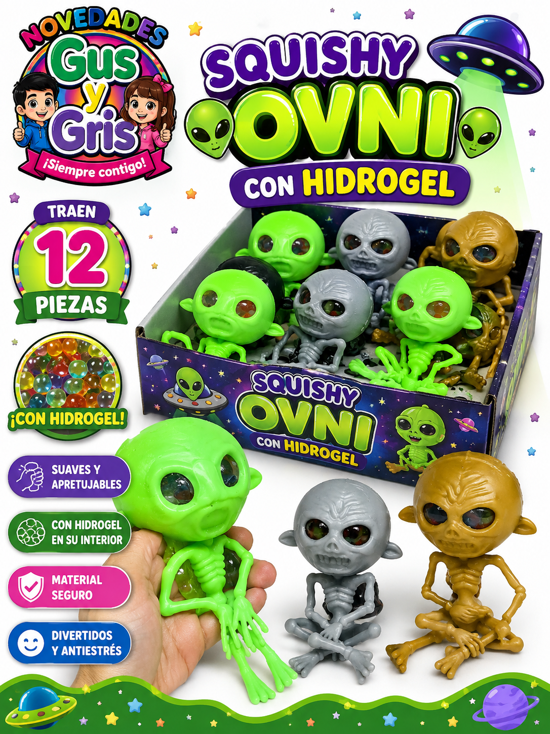 Alien de hidrogel con 12