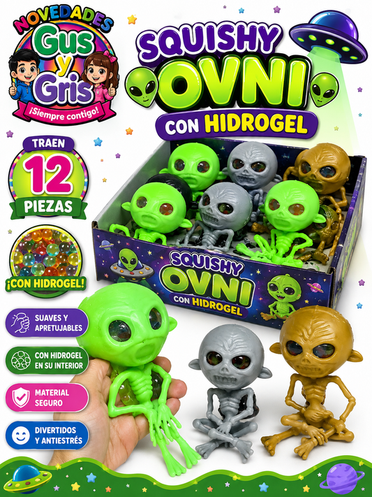 ovni Alien de hidrogel con 12