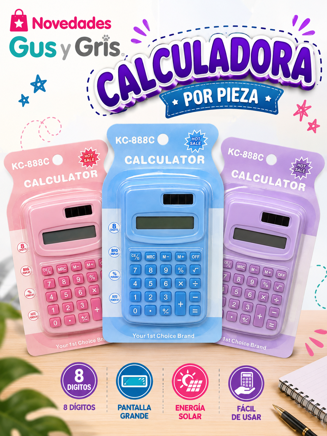 Calculadora kc-888c