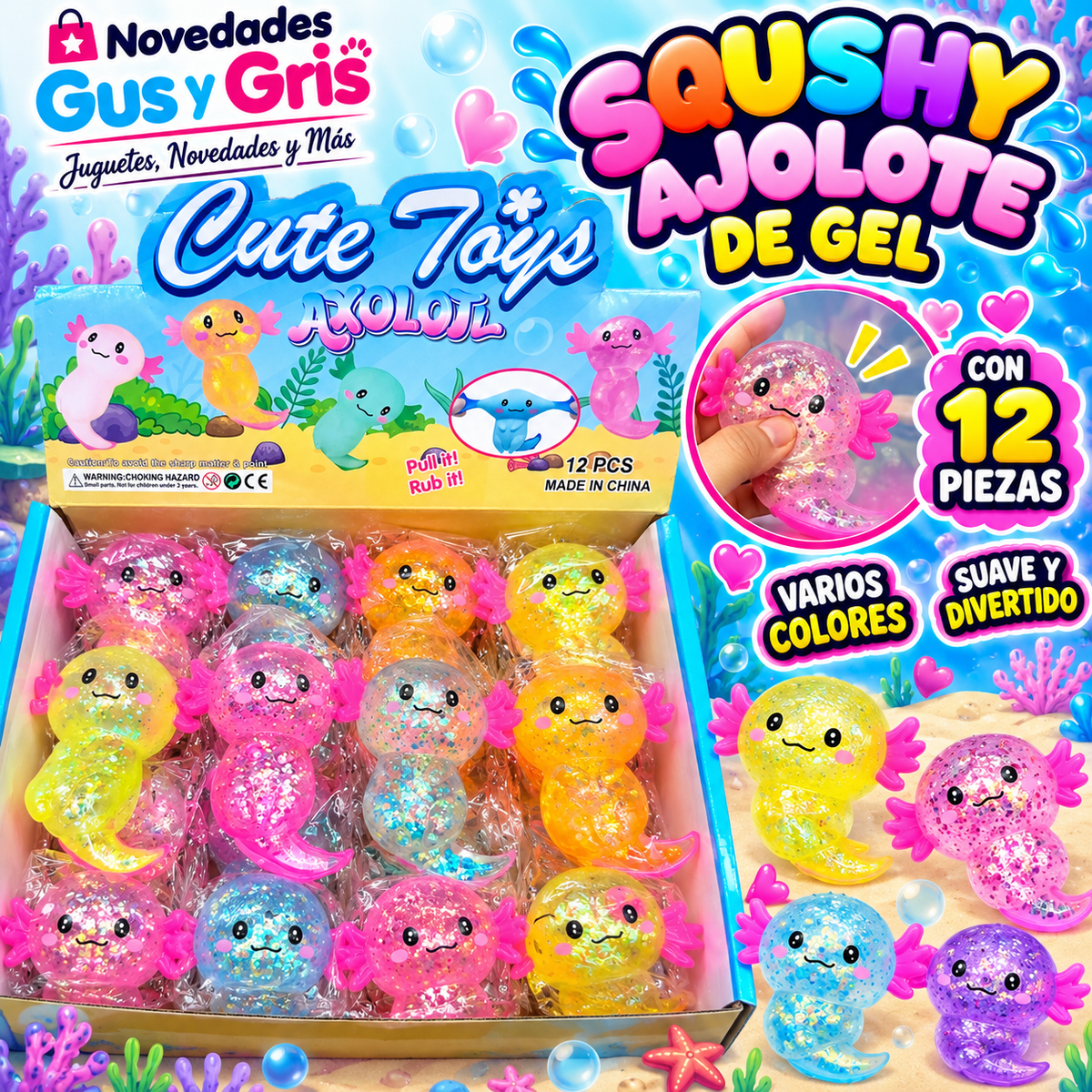 Squisy gel ajolote mt-12