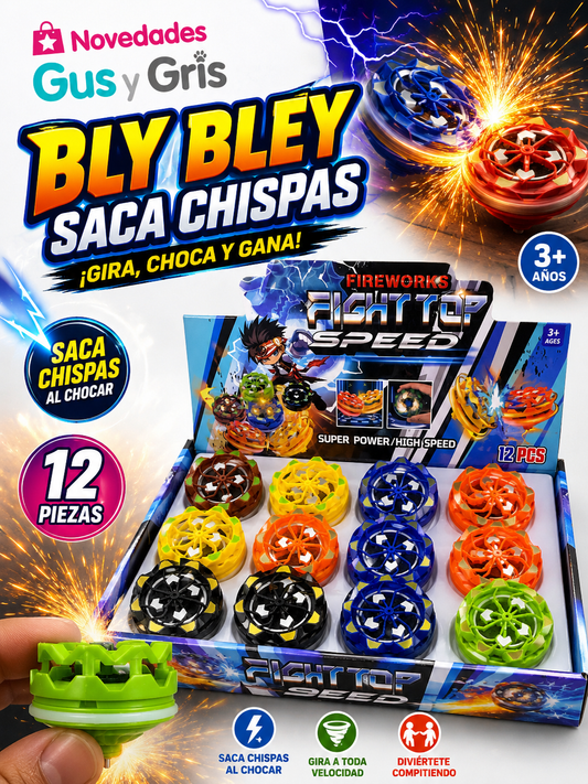 bley bley saca chispas de friccion con 12
