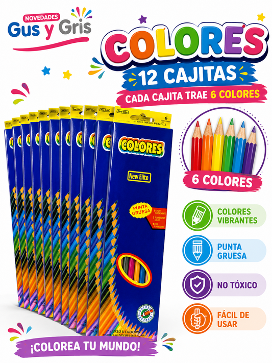colores con 12 piezas chico