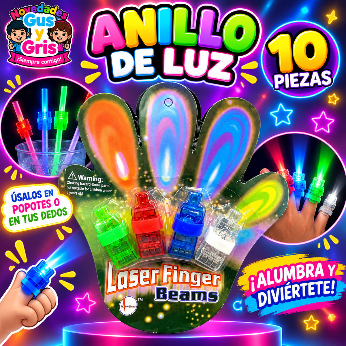 Anillo de luz con 10
