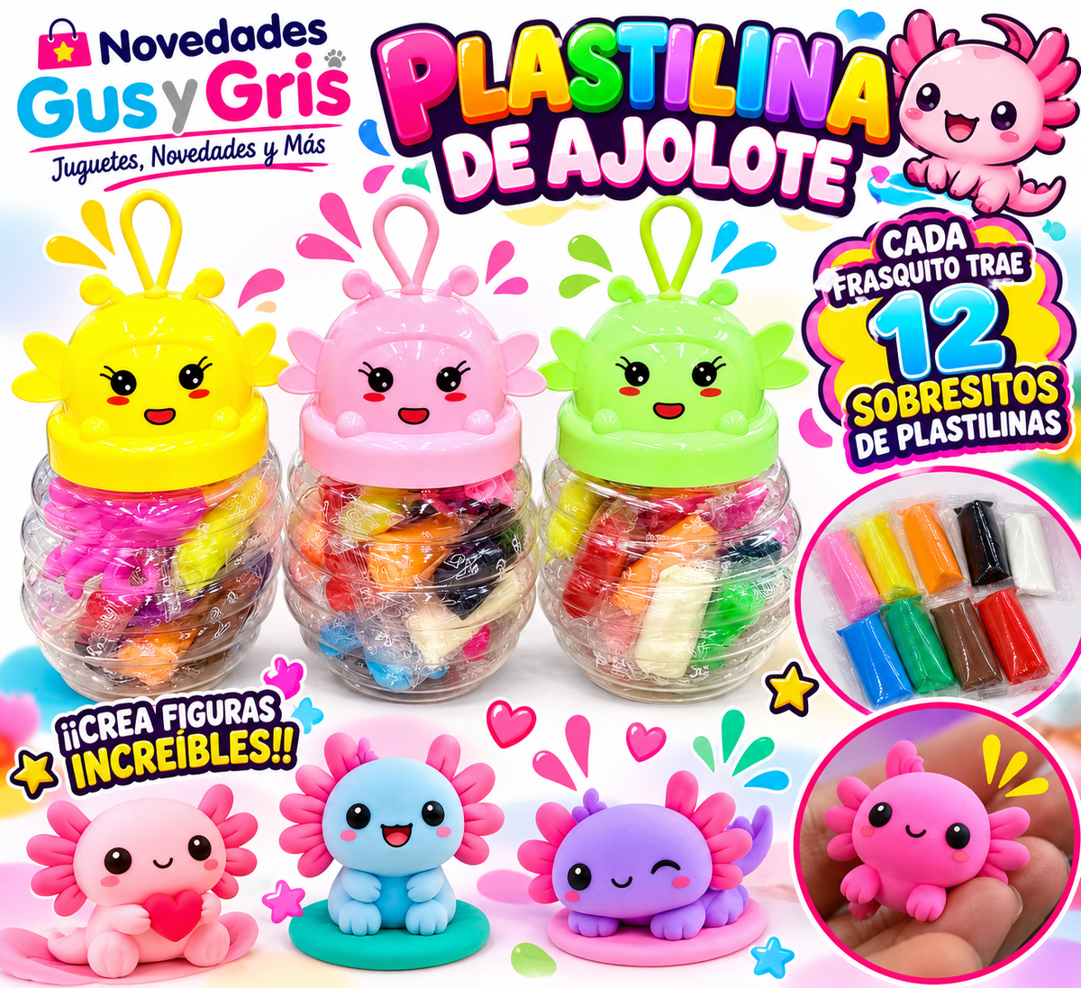Plastilina ajolote