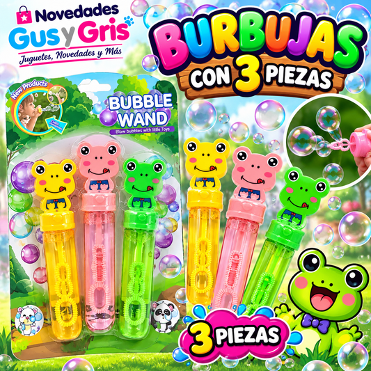 Bur 3 piezas rana