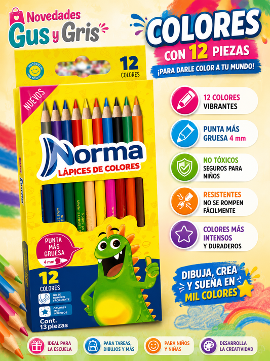 colores norma moustruo con 12