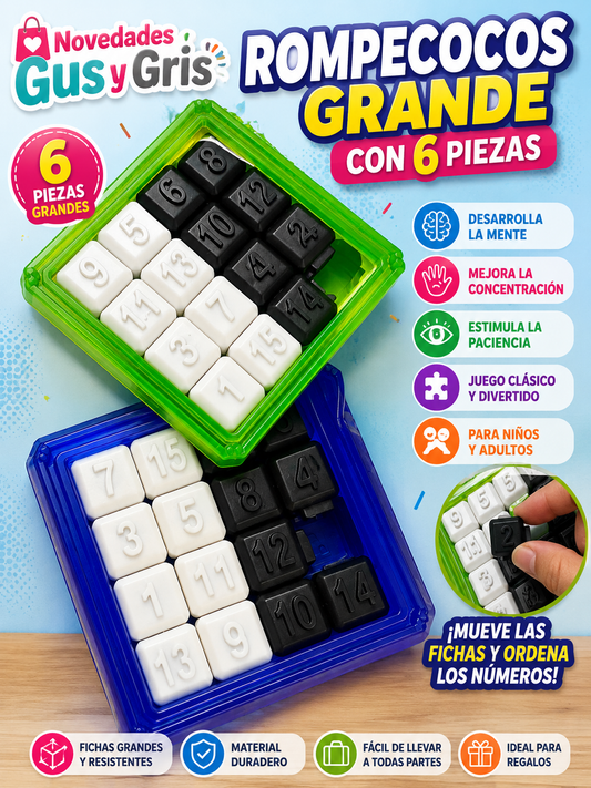 Rompecocos grande con 6 pz