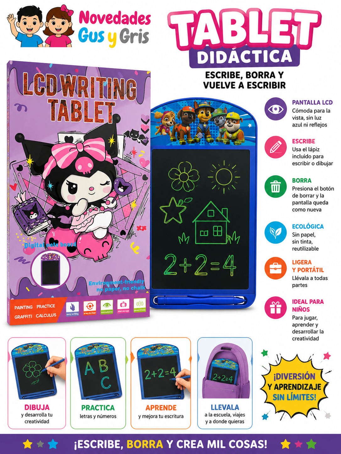 tablet personajes