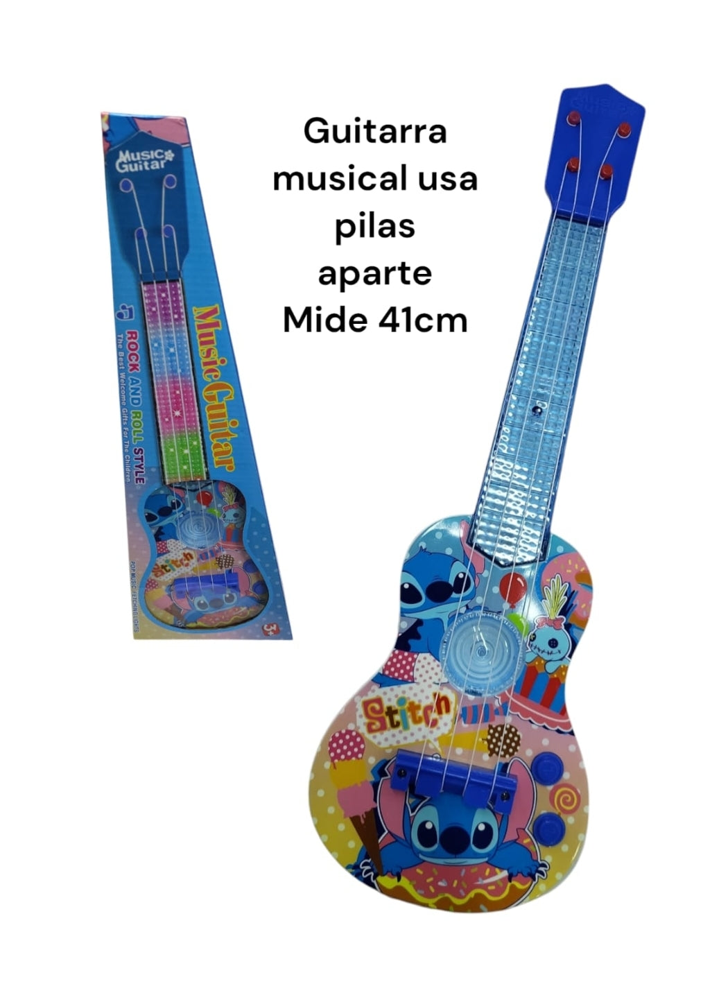 Guitarra Caja Disney Pilas