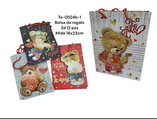 Bolsa De Regalo Oso Te-0524b-1