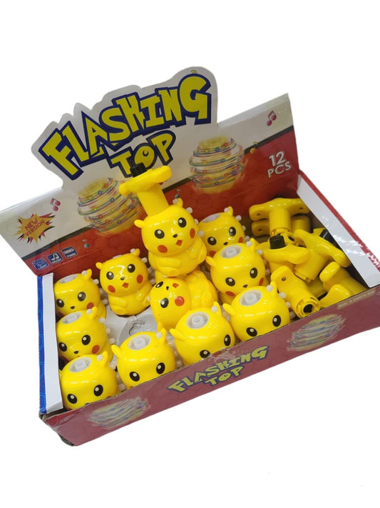 Trompo Pikachu De Luz Con 12