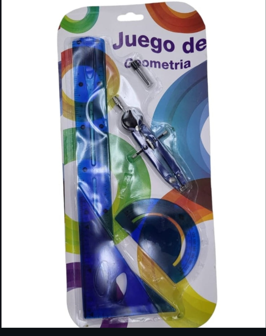 Juego Geometrico Blister Ud-3016d