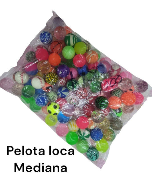 Pelota Loca Med Con 100 Y-2438