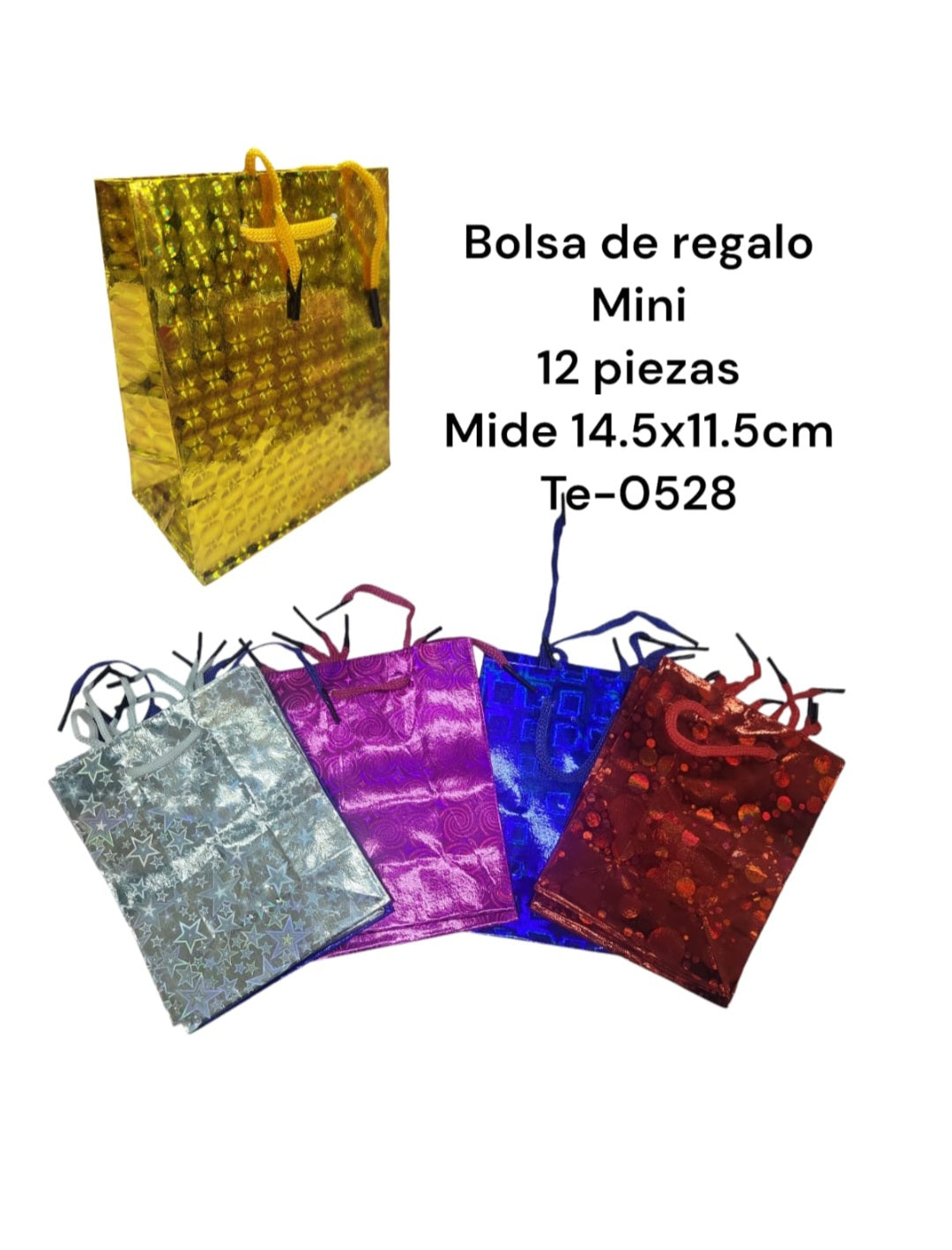 Bolsa Regalo Cromada Mini Te-0528