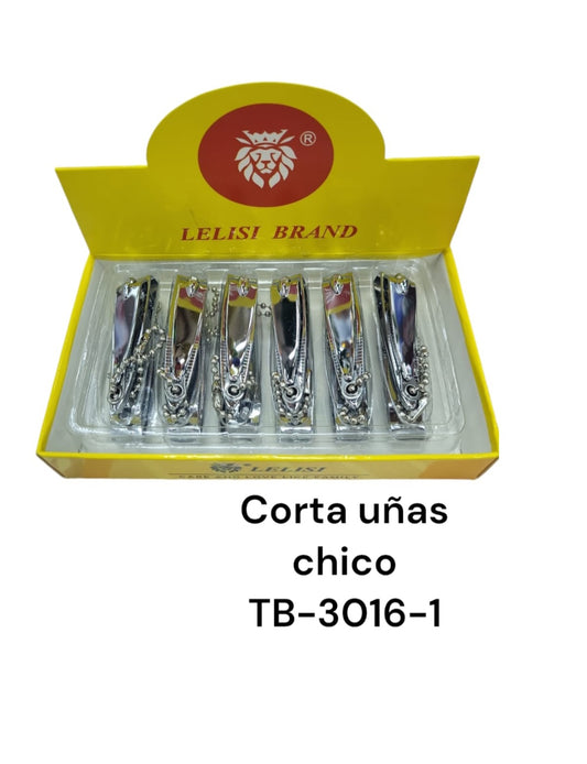 Corta Uñas chico con 12 caja amarilla Tb-3016-1