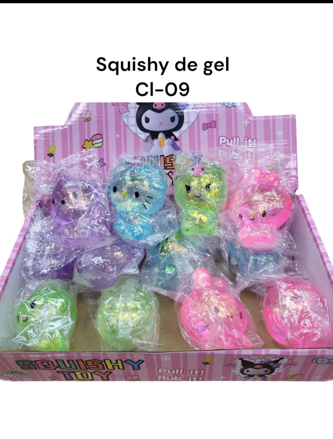 Squisy Gel Kuromi Familia Con 12 Cl-09