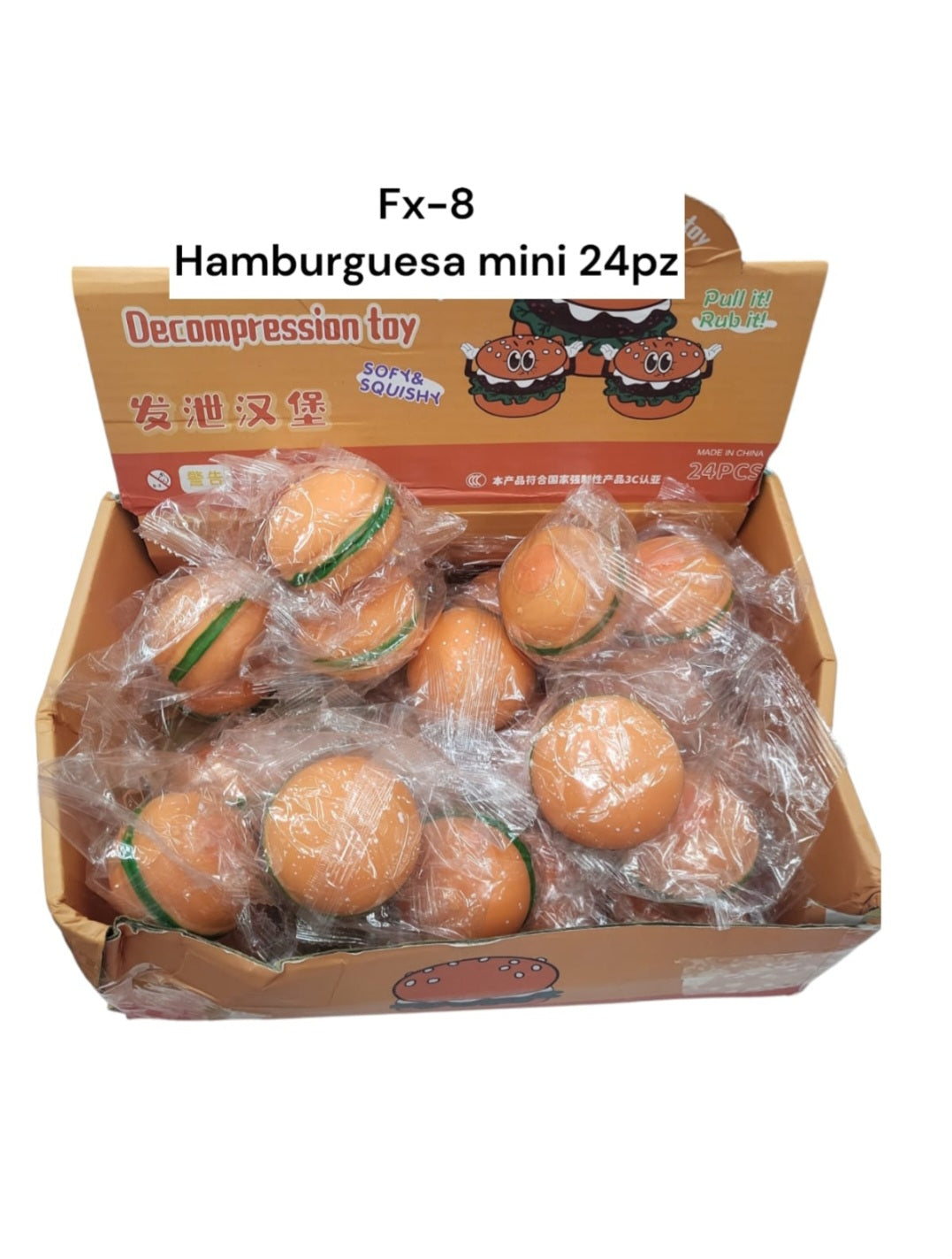 Hamburguesa Mini 24pz