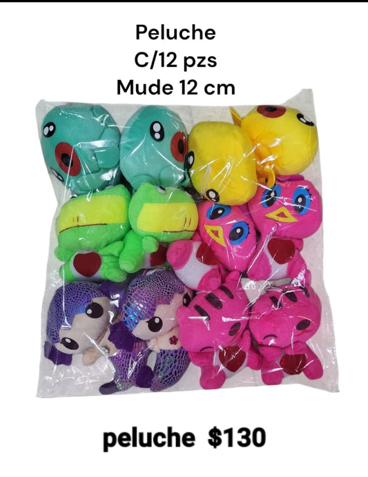 14 Peluche Surtido Con 12