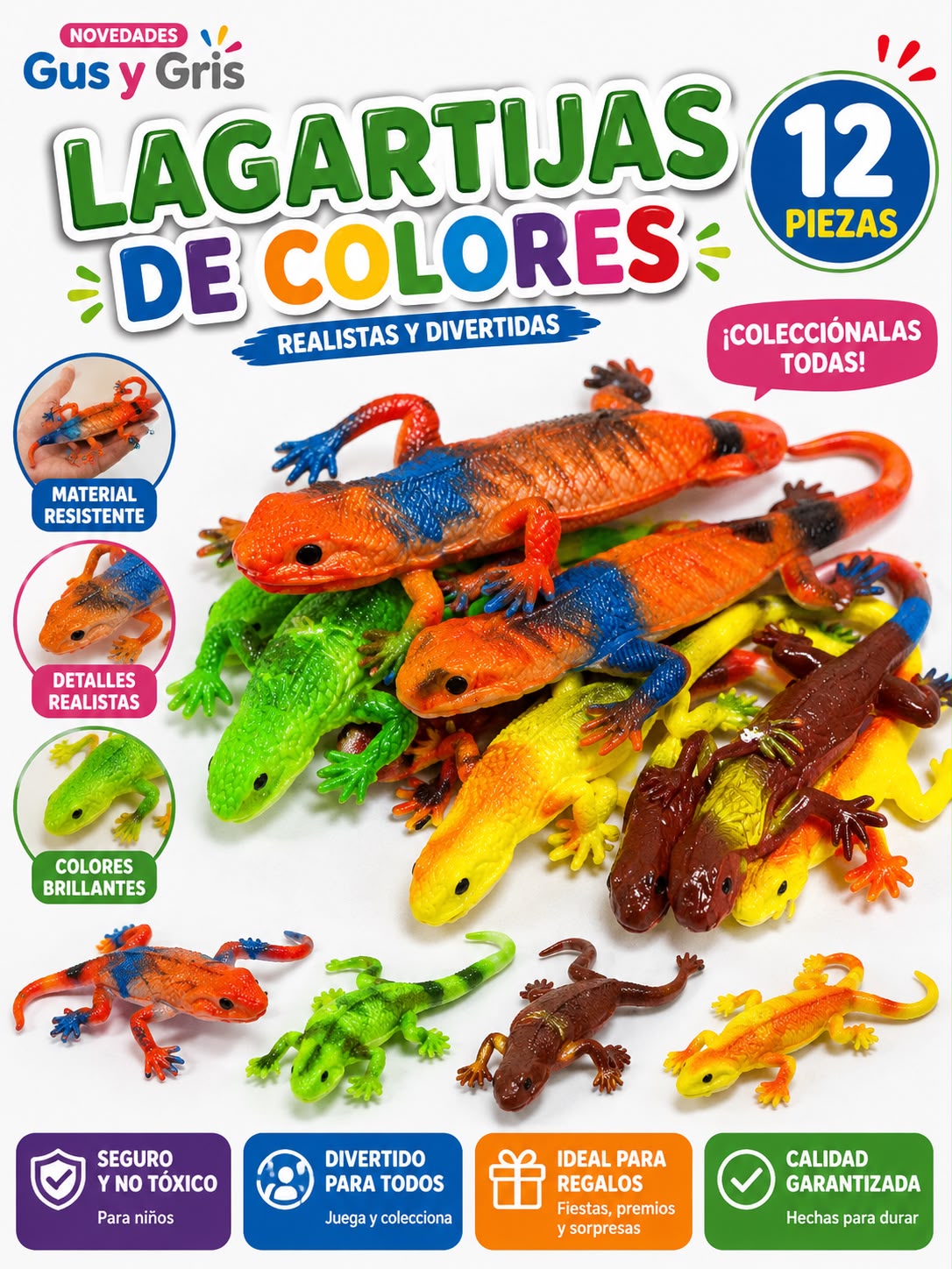 lagartija con 12