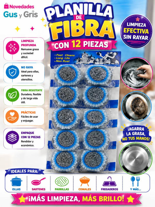 Planilla Fibra Con 12