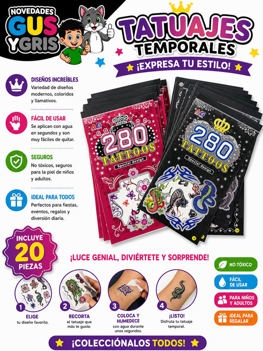 Tatuaje Mediano Con 20