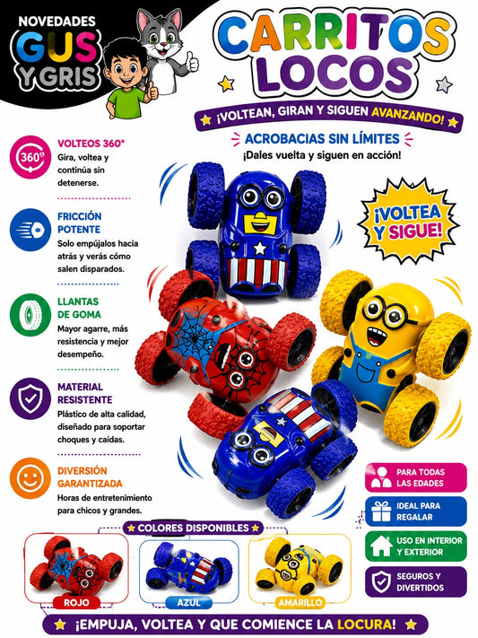 carrito loco miniums heroes
