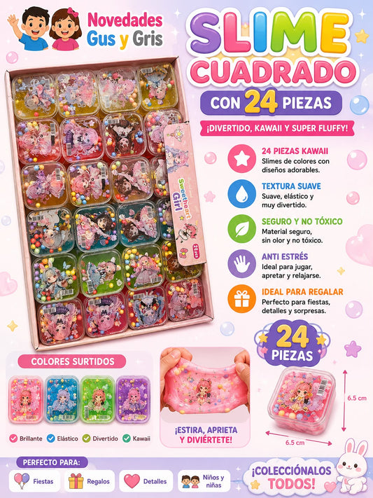 slime cuadro con 24  oferta