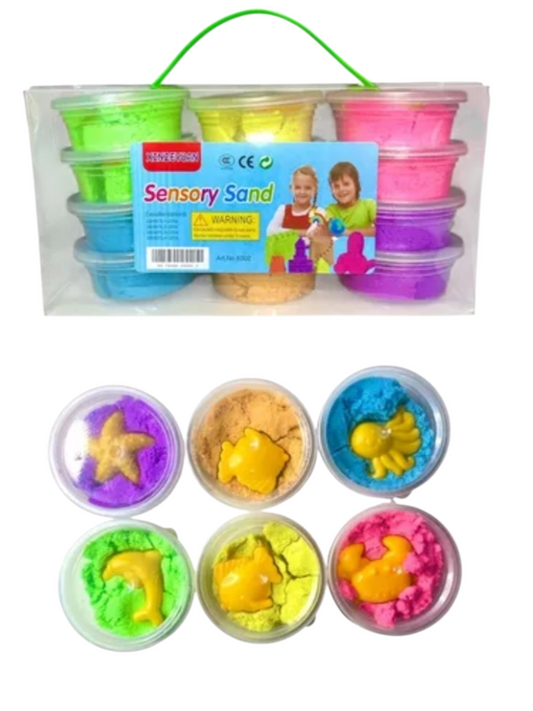 arena estuche con 12